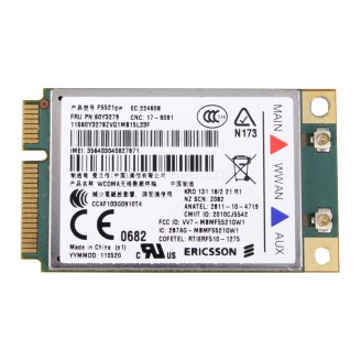 Modul 3G Laptop Ericsson F5521gw - MiniPCI Express pentru Lenovo Modul 3G Laptop Ericsson F5521gw - MiniPCI Express pentru Lenovo