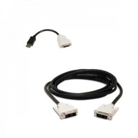 Adaptor cablu DisplayPort to DVI-D + cablu DVI-D 20 cm Second Hand