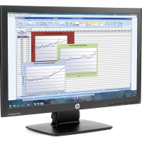 HP ProDisplay P222VA käytetty näyttö, 21,5 tuuman Full HD, VGA, DisplayPort