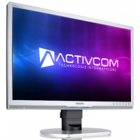 Monitor usado PHILIPS 220P1 , LCD de 22 polegadas, 1680 x 1050 , VGA, DVI