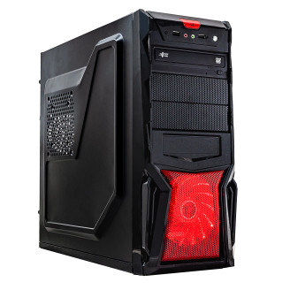 Computador para jogos Interlink, Intel Core i3 -4130 3,40 GHz, 8 GB DDR3, 240 GB SSD + 1 TB SATA , placa de vídeo AMD Radeon RX550 4 GB GDDR5, DVD-RW