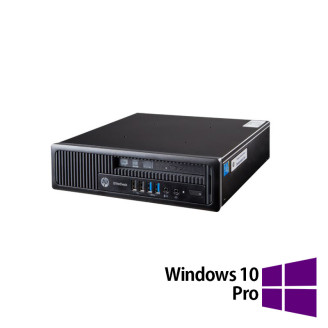 Kompjuter Irranġat HP EliteDesk 800 G1 USDT , Intel Core i5-4570S 2.90GHz, 8GB DDR3, 500GB SATA + Windows 10 Pro