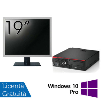 Fujitsu Esprimo D756 Desktop Computer Package, Intel Core i5-6500 3.20GHz, 8GB DDR4, 500GB SATA , DVD-ROM + 19 Inch Monitor + Windows 10 Pro