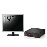 Paket stolnog računala Fujitsu Esprimo D756, Intel Core i5-6500 3,20 GHz, 8 GB DDR4, 500 GB SATA , DVD-ROM + 19 inčni monitor + Windows 10 Pro
