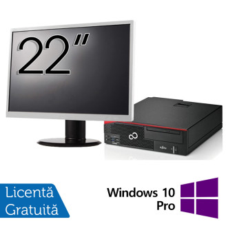 Fujitsu Esprimo D756 Desktop Computer Package, Intel Core i5-6500 3.20GHz, 8GB DDR4, 240GB SSD , DVD-ROM + 22 Inch Monitor + Windows 10 Pro