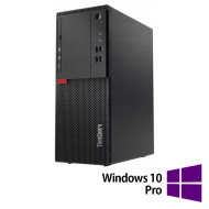 LENOVO M710T Tower Refurbished Computer, Intel Core i5-6500 3.20GHz, 8GB DDR4, 256GB SSD + Windows 10 Pro