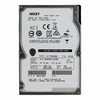 Server Hard Disk 600GB SAS, 10K RPM, 6Gbp/s, 2.5 Inch, 64MB cache