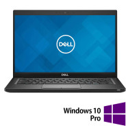 DELL Domhanleithead 7390 Glúine Athchóirithe , Intel Core i5-8250U 1.60 - 3.40GHz, 8GB DDR3, 256GB SSD M.2, 13.5 Inch Full HD, Webcam + Windows 10 Pro