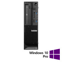 Prenovljena delovna postaja Lenovo ThinkStation E32 SFF , Intel Quad Core i5-4670 3,4 - 3,8 GHz, 16 GB DDR3, SSD 256 GB SATA , Intel Integrated HD Graphics 4600 + Windows 10 Pro
