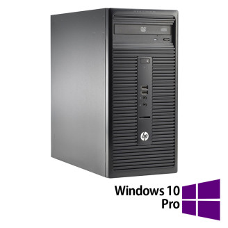 HP 280 G1 Tower Refurbished Computer, Intel Core i5-4570 3.20GHz, 8GB DDR3, 500GB HDD , DVD-ROM + Windows 10 Pro