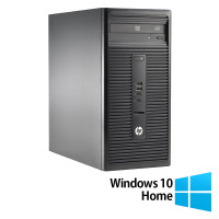 Prenovljen računalnik HP 280 G1 Tower , Intel Core i3 -4130 3,40 GHz, 8 GB DDR3, 500 GB SATA , DVD-ROM + Windows 10 Home