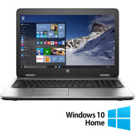 HP ProBook 650 G2 Refurbished Laptop, Intel Core i5-6200U 2.30GHz, 8GB DDR4, 256GB SSD , 15.6 Inch HD, Numeric Keyboard + Windows 10 Home