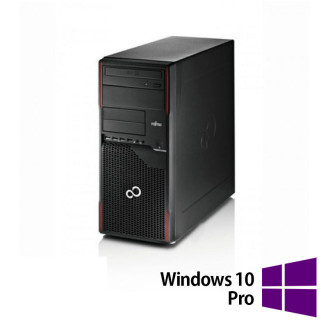 Fujitsu Esprimo P710 Tower Refurbished PC, Intel Core i7-3770 3.40GHz, 8GB DDR3, 256GB SSD , DVD-ROM + Windows 10 Pro