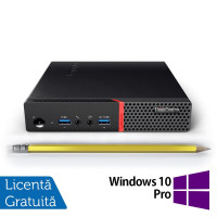 Lenovo ThinkCentre M700 Mini PC Odnowiony komputer, Intel Core i5-6400T 2,20 GHz, 8 GB DDR4, 256 GB SSD + Windows 10 Pro