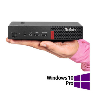 Computadora mini PC Lenovo ThinkCentre M710q reacondicionada , Intel Core i5-6500T 2.50GHz, 8GB DDR4, 256GB SSD + Windows 10 Pro