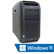 HP Z8 G4 Refurbished Workstation, 2 x Intel Xeon Deca Core Silver 4114 2.20 - 3.00GHz, 64GB DDR4 ECC, 512GB SSD + 2TB SATAHDD , Nvidia Quadro RTX 4000 8GB GDDR6 + Windows 11 Pro