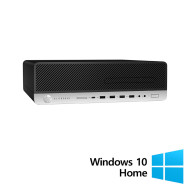 HP ProDesk 800 G4 SFF Refurbished Computer, Intel Core i5-8500 3.00 - 4.10GHz, 8GB DDR4, 256GB SSD + Windows 10 Home