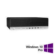 HP ProDesk 800 G4 SFF Refurbished Computer, Intel Core i5-8500 3.00 - 4.10GHz, 8GB DDR4, 256GB SSD + Windows 10 Pro