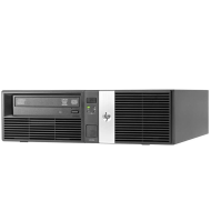 ХП Ретаил Систем РП5810 СФФ обновљени рачунар, Intel Core i5-4570S 2,90 ГХз, 8 ГБ ДДР3, 128 ГБ SSD , 4 к серијски порт, 1 к 24 В УСБ, 6 к 12 В УСБ + Windows 10 Pro
