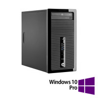 Ανακαινισμένος υπολογιστής HP ProDesk 400 G2 Tower , Intel Core i7-4765T 2.00-3.00GHz, 8GB DDR3, 256GB SSD , DVD-RW + Windows 10 Pro