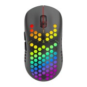 IBLANCOD BL110 Mouse, 3200dpi, Wireless, RGB, Black