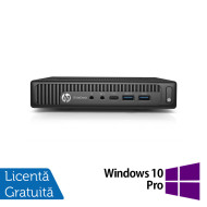 HP Elitedesk 800 G2 Mini Refurbished PC, Intel Core i5-6500T 2.50GHz, 8GB DDR4, 256GB SSD + Windows 10 Pro