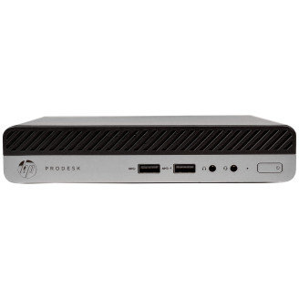 HP ProDesk 400 G3 Mini PC kasutatud arvuti, Intel Core i5-7500T 2,70–3,30 GHz, 8 GB DDR4, 256 GB SSD