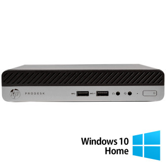 HP ProDesk 400 G3 Mini PC Refurbished Computer, Intel Core i5-7500T 2.70 - 3.30GHz, 8GB DDR4, 256GB SSD + Windows 10 Home