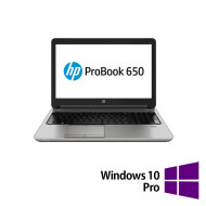 Atjaunots HP ProBook 650 G3 klēpjdators, Intel Core i5-7200U 2,50 GHz, 8 GB DDR4, 256 GB SSD , 15,6 collas, Tastatura Numerica, tīmekļa kamera + Windows 10 Pro