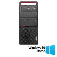Ordinateur reconditionné LENOVO M800 Tower , Intel Core i3 3,70 GHz, 8 Go DDR4, SSD 512 Go, DVD-ROM + Windows 10 Home