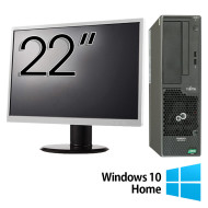 Fujitsu Primergy MX130 S2 Refurbished Package Computer, AMD FX-4100 3.60GHz, 8GB DDR3, 500GB HDD + 22 Inch Monitor + Windows 10 Home