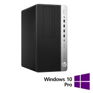 Ordinateur HP ProDesk 600 G4 Tower reconditionné Intel Core i5-8500 3,00 GHz, 8 Go DDR4, 256 Go SSD + Windows 10 Pro