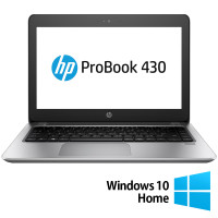 HP ProBook 430 G4 Renoveret bærbar, Intel Core i5-7200U 2,50GHz, 8GB DDR4, 128GB SSD , 13,3 tommer, Webcam + Windows 10 Home