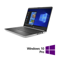 HP 14-DK0357NG Refurbished Laptop, Ryzen 5 3500U 2.10 - 3.70, 8GB DDR4, 128GB SSD + 1TB HDD, Webcam, 14 Inch Full HD, Silver + Windows 10 Pro