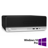 HP ProDesk 400 G4 SFF Refurbished Computer, Intel Core i5-7500 3.40GHz, 8GB DDR4, 256GB SSD + Windows 10 Pro