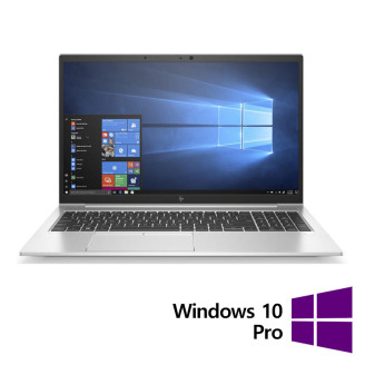 Portátil HP EliteBook 850 G7 reacondicionado , Intel Core i5-10310U 1,70 - 4,40 GHz, 8 GB DDR4, 256 GB SSD , 15,6 pulgadas Full HD, cámara web + Windows 10 Pro