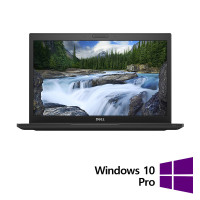 Laptop Irranġat DELL Latitude 7490, Intel Core i5-8350U 1.70 - 3.60GHz, 8GB DDR4, 256GB, 14-il pulzier Full HD LED , Webcam + Windows 10 Pro