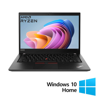 LENOVO ThinkPad T14 Gen 1 Refurbished Laptop, AMD Ryzen 5 Pro 4650U 2.10 - 4.00GHz, 16GB DDR4, 512GB SSD , 14 Inch Full HD Touchscreen, Webcam, US Keyboard + Windows 10 Home