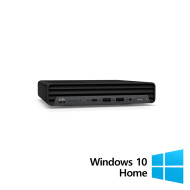 HP ProDesk 400 G6 Mini Refurbished Computer, Intel Core i5-10500T 2.30 - 3.80GHz, 8GB DDR4, 256GB SSD + Windows 10 Home