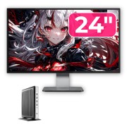 Pachet PC Second Hand HP T630, AMD GX-420GI, 8GB RAM, 32GB SSD + Monitor 24
