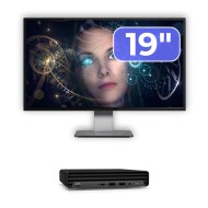 Pachet Calculator Second Hand HP EliteDesk 800 G6 Mini PC, Intel Core i5-10500T, 8GB RAM, 256GB SSD + Monitor 19 Pachet Calculator Second Hand HP EliteDesk 800 G6 Mini PC, Intel Core i5-10500T, 8GB RAM, 256GB SSD + Monitor 19