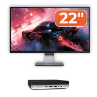 Pachet Calculator Second Hand HP ProDesk 600 G5 Mini, Intel Core i5-8500T, 8GB RAM, 256GB SSD