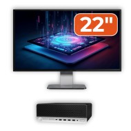 Πακέτο υπολογιστή HP ProDesk 600 G3 SFF - Intel i5-6500, 8GB RAM, 256GB SSD, Οθόνη 22