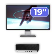 HP ProDesk 600 G3 SFF - Intel Core i3-7100, 8GB RAM, 240GB SSD + Monitor 19
