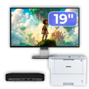 Πακέτο Υπολογιστή Δεύτερης Χειρός HP ProDesk 400 G6 Mini, Intel i5-10500T, 8GB RAM, 256GB SSD