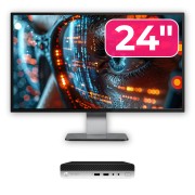 Pachet Calculator HP ProDesk 400 G4 Mini PC, Intel Core i5-8500T, 8GB RAM, 256GB SSD, Monitor 24 Pachet Calculator HP ProDesk 400 G4 Mini PC, Intel Core i5-8500T, 8GB RAM, 256GB SSD, Monitor 24