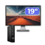 Μεταχειρισμένος Υπολογιστής DELL OptiPlex 3090 Mini PC Intel i3 + Οθόνη 19