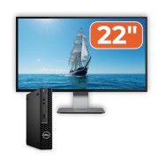 DELL OptiPlex 3090 Mini PC - Intel Core i3, 8GB RAM, 256GB SSD, Monitor 22