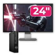 Πακέτο Υπολογιστή DELL OptiPlex 3090 Mini PC, Intel Core i3, 8GB, 256GB SSD, Οθόνη 24