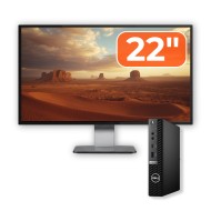 Pachet Calculator DELL OptiPlex 7080 Mini PC, Intel Core i5, SSD 256GB